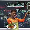 Stacey Dougan is the owner/operator of Simply Pure, a gourmet vegan and raw food cafe in Container Park.