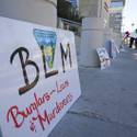 Bundy Supporters at Federal Courthouse