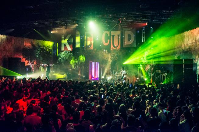 Kid Cudi performs a sold-out show at the Foundry on Sunday, March 13, 2016, at SLS Las Vegas.