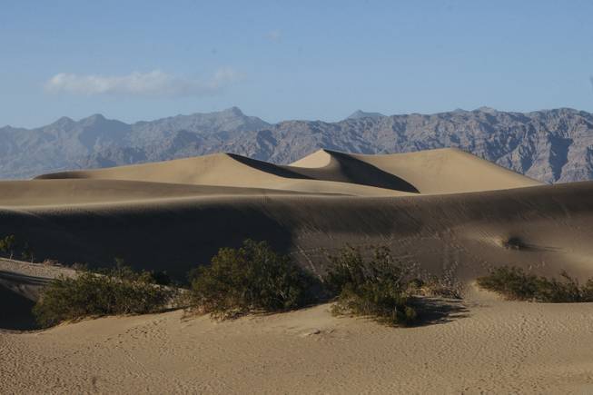 Mesquite Flat Sand Dunes in Death Valley on March 6, 2016.