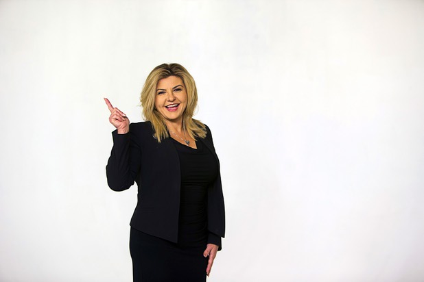 Assemblywoman Michele Fiore (District 4-Las Vegas) poses in the Las Vegas Sun studio before an interview Wednesday, Feb. 24, 2016.