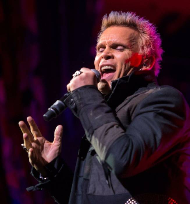 Billy Idol headlines at House of Blues on Wednesday, March 16, 2016, in Mandalay Bay.