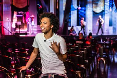 Shangela takes a seat at a table near the performance stage of “53X,” and it is apparent instantly that this person is a singular embodiment of the show: She … is … hosting. ...




