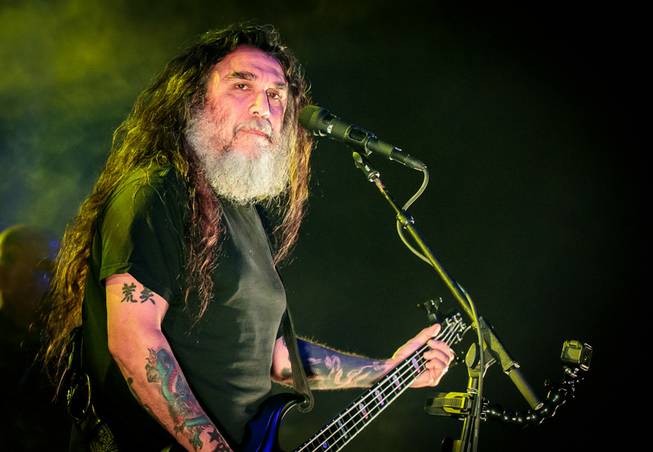 Slayer performs at the Joint on Saturday, March 26, 2016, ...