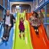 Owners of the Kangamoo Indoor Playground Mimi and Shawn Wachter with their daughter MaiLee, 4. The business is an adult-supervised children's play center that also entertains guests with a parent's lounge and cafe. 