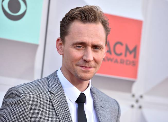 Tom Hiddleston arrives at the 51st annual Academy of Country ...