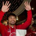 Pacquiao and Bradley Make Arrivals at MGM Grand