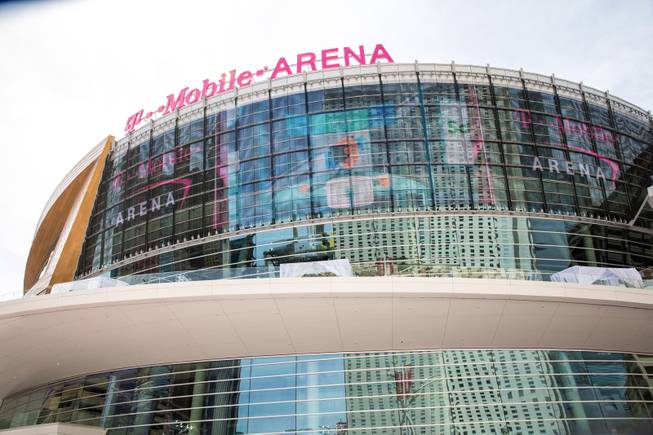 A look at the new T-Mobile Arena during opening day, Wed. April 6, 2016.