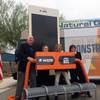 Clark County Commissioner Larry Brown, from left, Waze’s Paige Fitzgerald, Regional Transportation Commission General Manager Tina Quigley and Las Vegas City Manager Betsy Fretwell mark the launch of a partnership between the RTC and real-time traffic app Waze.