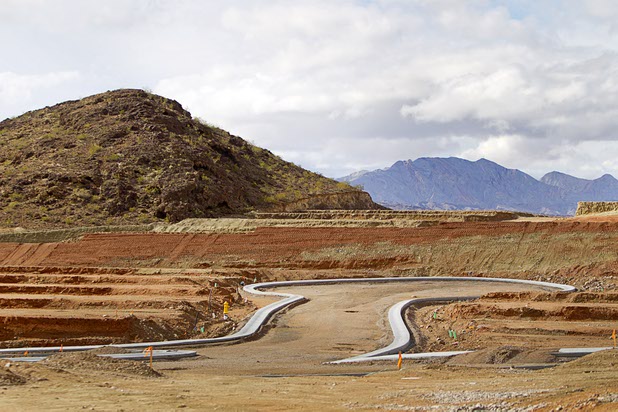 Land is prepared for new homes at Lake Las Vegas on Sunday, April 10, 2016, in Henderson.