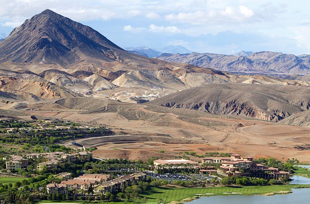 The Westin Lake Las Vegas Resort, right, is shown at Lake Las Vegas on Sunday, April 10, 2016, in Henderson.