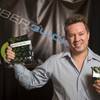 Jared Anderson, president of Liquid Innovations, poses with packets of SoberQuick during the Wine & Spirits Wholesalers of America (WSWA) convention at Caesars Palace Wednesday, April 20, 2016. SoberQuick is a powder that is dissolved water and will help drunk people become sober faster, Anderson said.