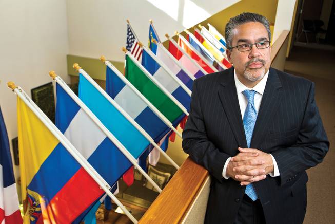 Peter Guzman is president of the Latin Chamber of Commerce in Las Vegas. 