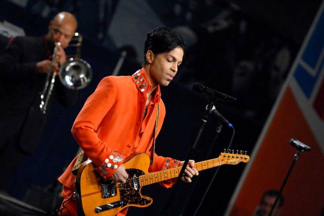 Prince at Super Bowl 41: Media Day