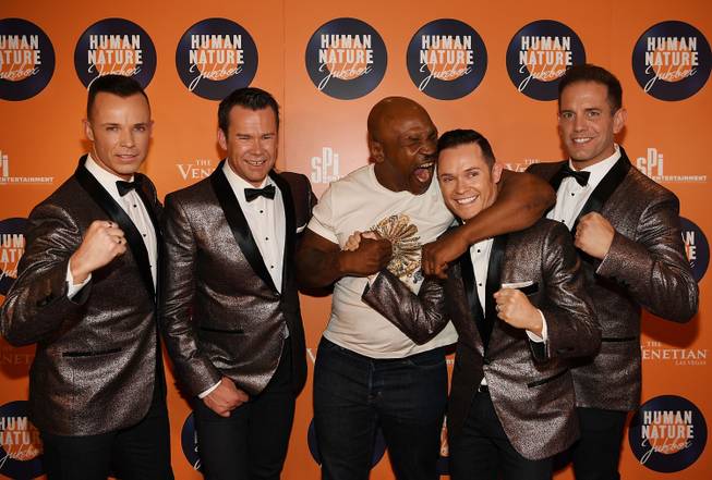Mike Tyson is flanked by Human Nature at the grand ...