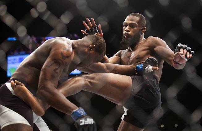 Light Heavyweight Ovince St. Preux collapses over from another kick ...