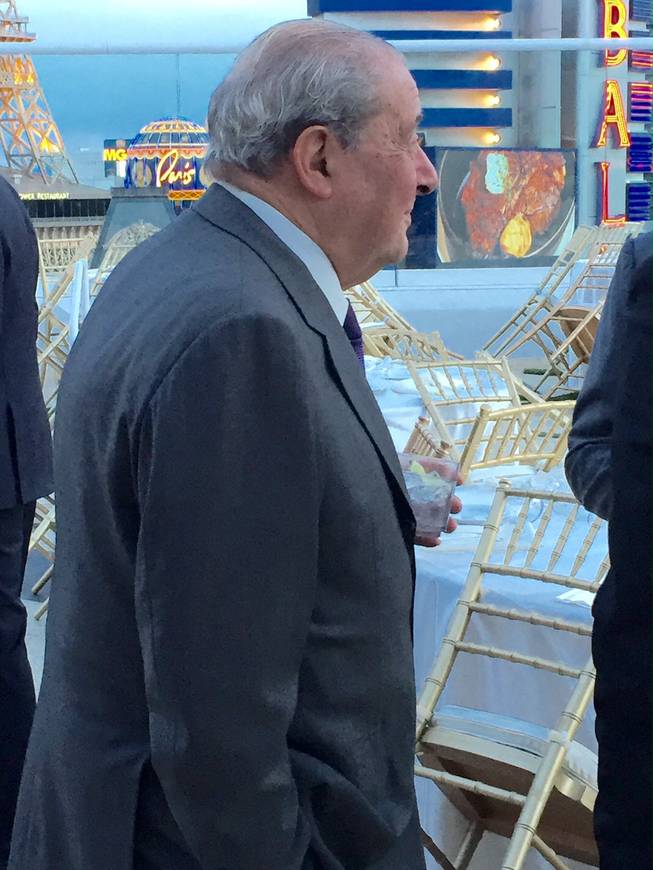 Bob Arum attends the wedding of Victor Drai and Yolanda Krupiarz on Sunday, April 24, 2016, at Drai’s atop the Cromwell.