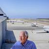 Entrepreneur Ted Vallas, 95, at the McClellan-Palomar Airport in Carlsbad, Calif., April 14, 2016. Vallas has waited for years for federal approval of his startup carrier, California Pacific Airlines, to serve the booming population north of San Diego with routes to cities including Oakland, Sacramento, San Jose, Las Vegas and Phoenix. 