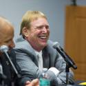 Mark Davis and David Beckham Make Stadium Presentation