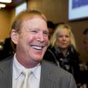 Mark Davis and David Beckham Make Stadium Presentation