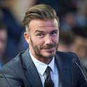 Mark Davis and David Beckham Make Stadium Presentation