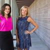 Tammy Graham, left, and Terri Weisbord, of WG Communications Group, pose at the College of Southern Nevada, Charleston Campus, Tuesday, May 3,  2016.
