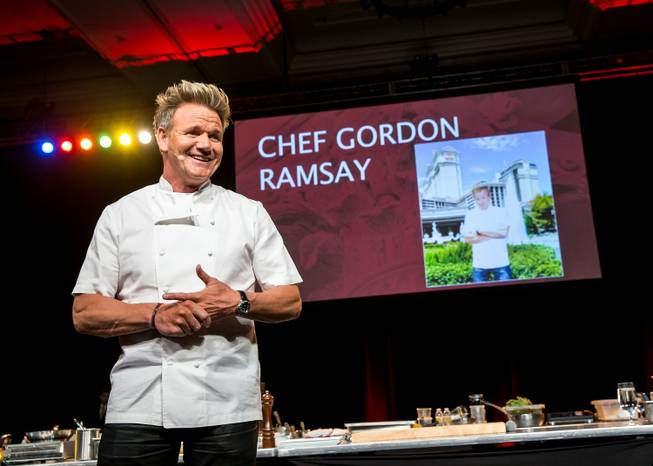 Gordon Ramsay takes part in Chefs of the Gods on ...