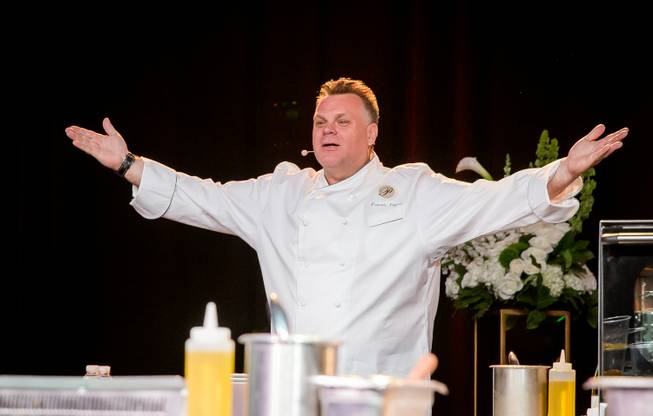 Francois Payard takes part in Chefs of the Gods on ...