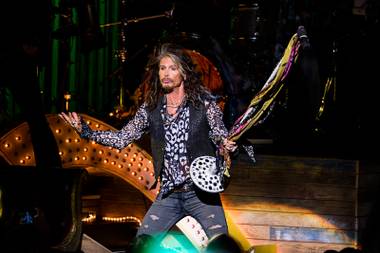 Steven Tyler performs at “Steven Tyler … Out On A Limb” at the Lincoln Center on Monday, May 2, 2016, in New York. 