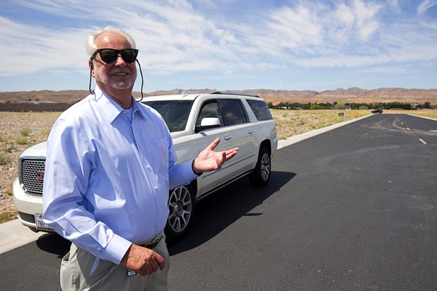 Ted Price, president of Elation Homes, is shown in the Valley Heights by Elation Homes subdivision Wednesday, May 4, 2016, in Moapa Valley.
