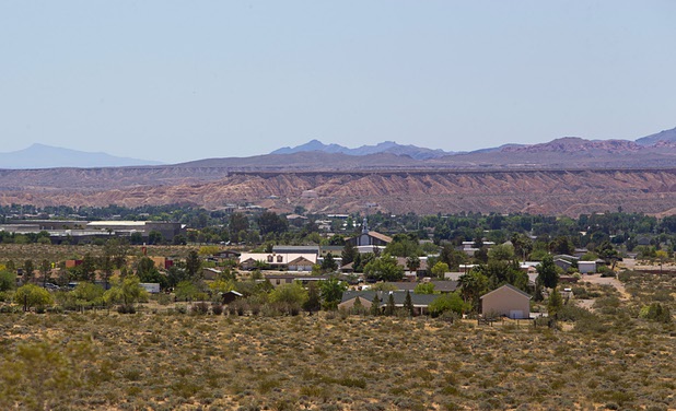 A view of Moapa Valley on Wednesday, May 4, 2016.