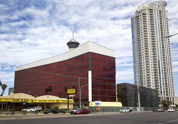 Construction continues on the Lucky Dragon hotel-casino on Sahara Avenue on Thursday, May 5, 2016, near Las Vegas Boulevard.
