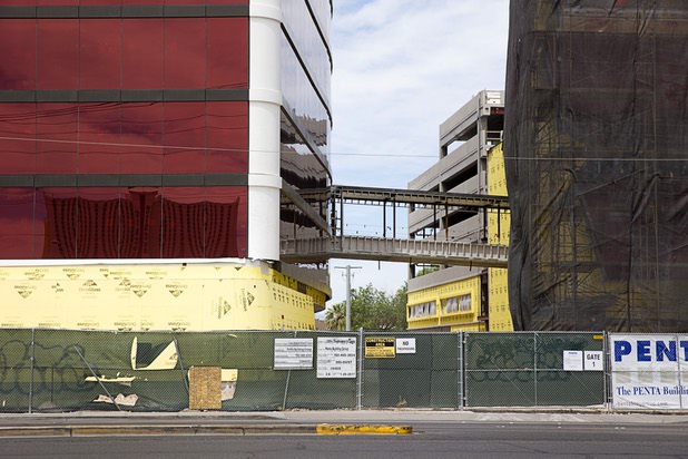 Construction continues on the Lucky Dragon hotel-casino on Sahara Avenue near Las Vegas Boulevard Thursday, May 5, 2016.