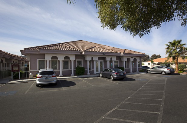 The MF Corporate Services office, 5858 S. Pecos Rd., is shown in an office park in this April 6, 2016 file photo. The office is a subsidiary of the Panama-based law firm Mossack Fonseca.