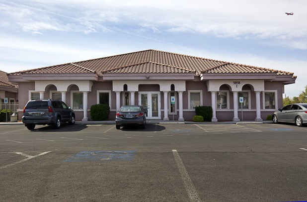 The MF Corporate Services office, 5858 S. Pecos Rd., is shown in an office park in this April 6, 2016 file photo. The office is a subsidiary of the Panama-based law firm Mossack Fonseca.