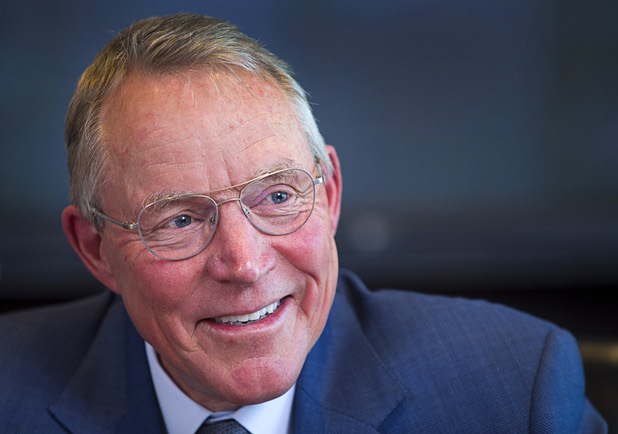 Paul Caudill, president and CEO of NV Energy, is shown during an editorial board meeting at the Las Vegas Sun Tuesday, May 10, 2016.
