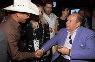 The grand opening of Wayne Newton’s “Up Close and Personal” after-party with Neal McCoy and Robin Leach at Indigo Lounge on Wednesday, May 11, 2016, at Bally’s.