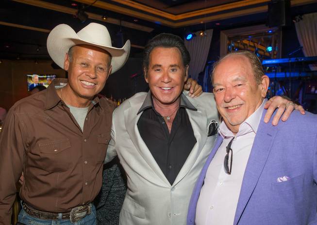 The grand opening of Wayne Newton’s “Up Close and Personal” after-party with Neal McCoy, Newton and Robin Leach at Indigo Lounge on Wednesday, May 11, 2016, at Bally’s.
