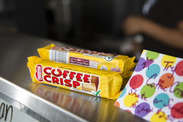 Canadian candy is displayed at Salted Malted Bakery & Creamery, 6584 N. Decatur Blvd., Tuesday, May 17, 2016. The restaurant offers many Canadian specialties such as poutine, peameal bacon, and a variety of sweets.