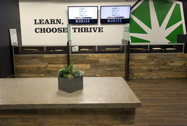 A view of Thrive Cannabis Marketplace, a medical marijuana dispensary, Tuesday, May 17, 2016.