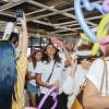 Employees with thundersticks greet customers during the grand opening of Ikea on Wednesday, May 18, 2016, in Las Vegas.