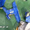 This picture posted Saturday, May 21, 2016, on the official Facebook page of the Egyptian Armed Forces spokesman shows part of the wreckage from EgyptAir flight 804. Search crews found floating human remains, luggage and seats from the doomed EgyptAir jetliner Friday but face a potentially more complex task in locating bigger pieces of wreckage and the black boxes vital to determining why the plane plunged into the Mediterranean. Arabic on the photo reads: “Part of plane wreckage.”