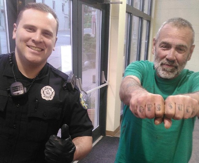 Cop Suck Tattoo