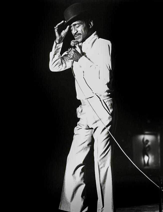 Sammy Davis Jr. performs at Caesars Palace on Nov. 2, 1981, in Las Vegas.