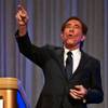 Steve Wynn makes a point during his keynote speech opening the International Conference on Gambling & Risk Taking at  the Mirage on Tuesday, June 7, 2016.