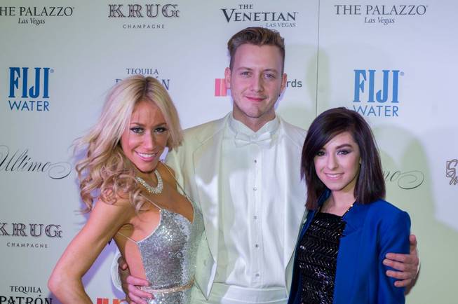 Electronic violinist Lydia Ansel, pianist Reuel and singer Christina Grimmie ...