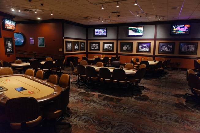 Binion's Hall of Fame Poker Room on June 14, 2016.