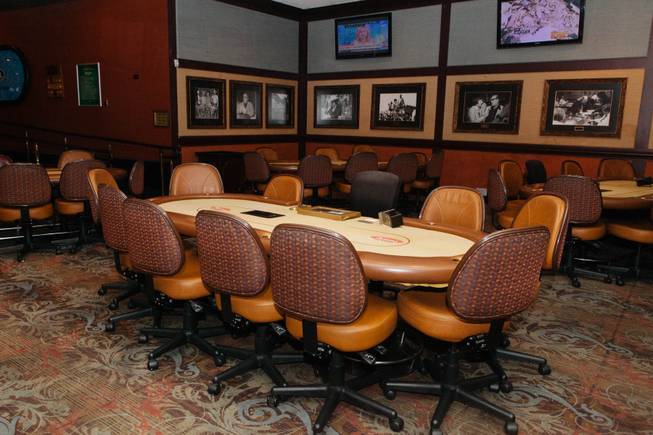 Binion's Hall of Fame Poker Room on June 14, 2016.