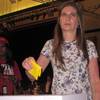 Shari Schugar, a cocktail server at the Tropicana casino, casts her ballot, Thursday, June 16, 2016, in Atlantic City, N.J., as members of Local 54 of the Unite-HERE union decide whether to authorize a strike against Bally’s, Caesars, Harrah’s, Tropicana casinos. The union has already authorized a strike against the Trump Taj Mahal. 