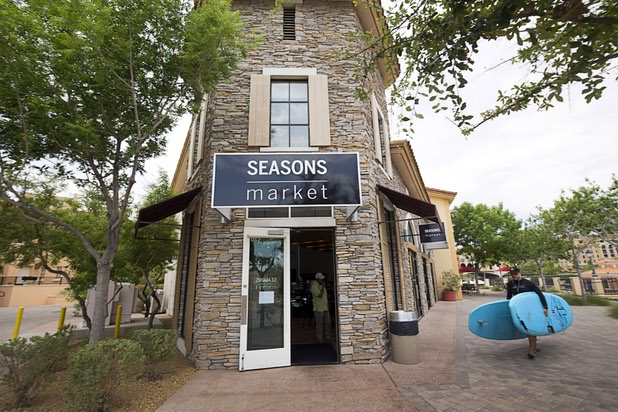 An exterior view of Seasons Market at Lake Las Vegas in Henderson Tuesday, June 21, 2016. The neighborhood grocery store and specialty market is located in MonteLago Village.